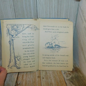 Vtg Peter Rabbit and Sammy Squirrel Book, Antique Childs Book, Old Book ...