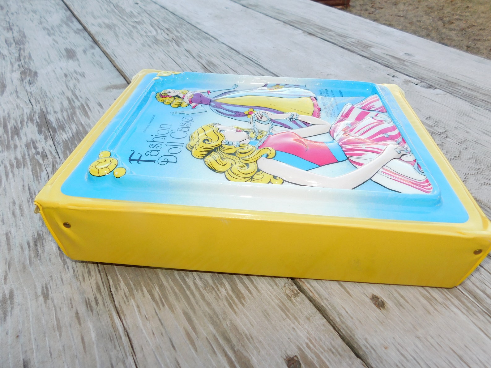 Vintage Fashion Doll Case Vintage Doll Case Yellow Doll Etsy