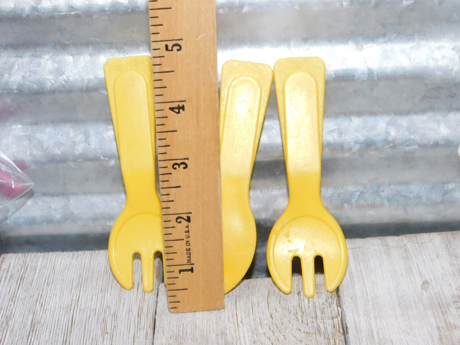 Fisher Price Toy 2 Forks and Knife Vintage Plastic Toy | Etsy