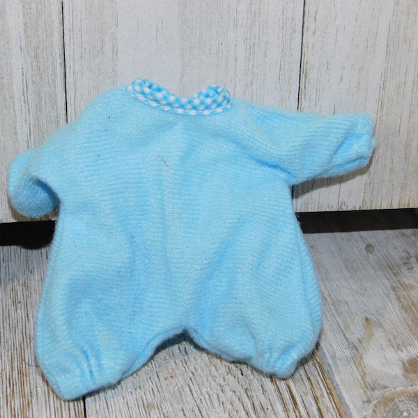 Vtg Little Doll Sleeper, Baby Doll Sleeper, Light Blue Doll Sleeper, small doll clothes, Baby doll sleeper, Memories, Daysgonebytreasures *c