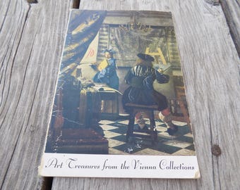 ART Treasures From The Vienna Collection, Pamphlet Booklet of Art, WORN APART, Memories, Crafts, Prop, Daysgonebytreasures