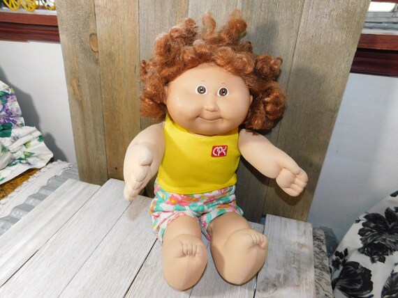 red headed cabbage patch doll