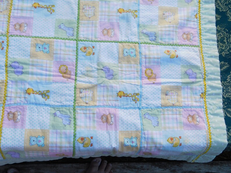Vintage Baby Quilt Vintage Small Quilt Baby's Room Etsy