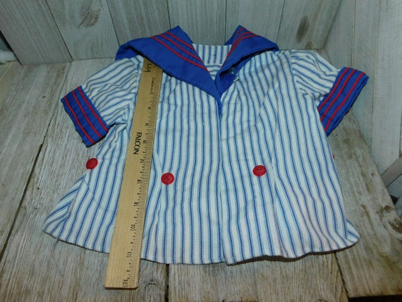 Vintage Baby Boy Sailor Outfit Top, Vintage Baby … - image 5