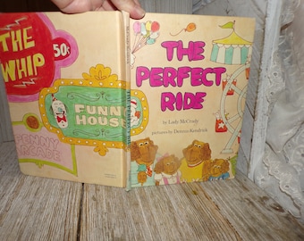 Vtg The Perfect Ride Book By Lady McCrady Pict By Dennise Kendrick Hardcover Book, Childhood Memories, Gift, Prop, Daysgonebytreasures *