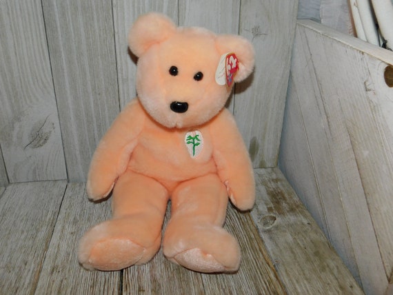 Peach color hotsell teddy bear