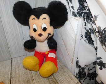 Mickey Mouse Walt Disney, Stuffed Mickey Mouse, Vintage Mickey Mouse, Vintage Disney Toys, Vintage Stuffed Toys, Vintage Toys *