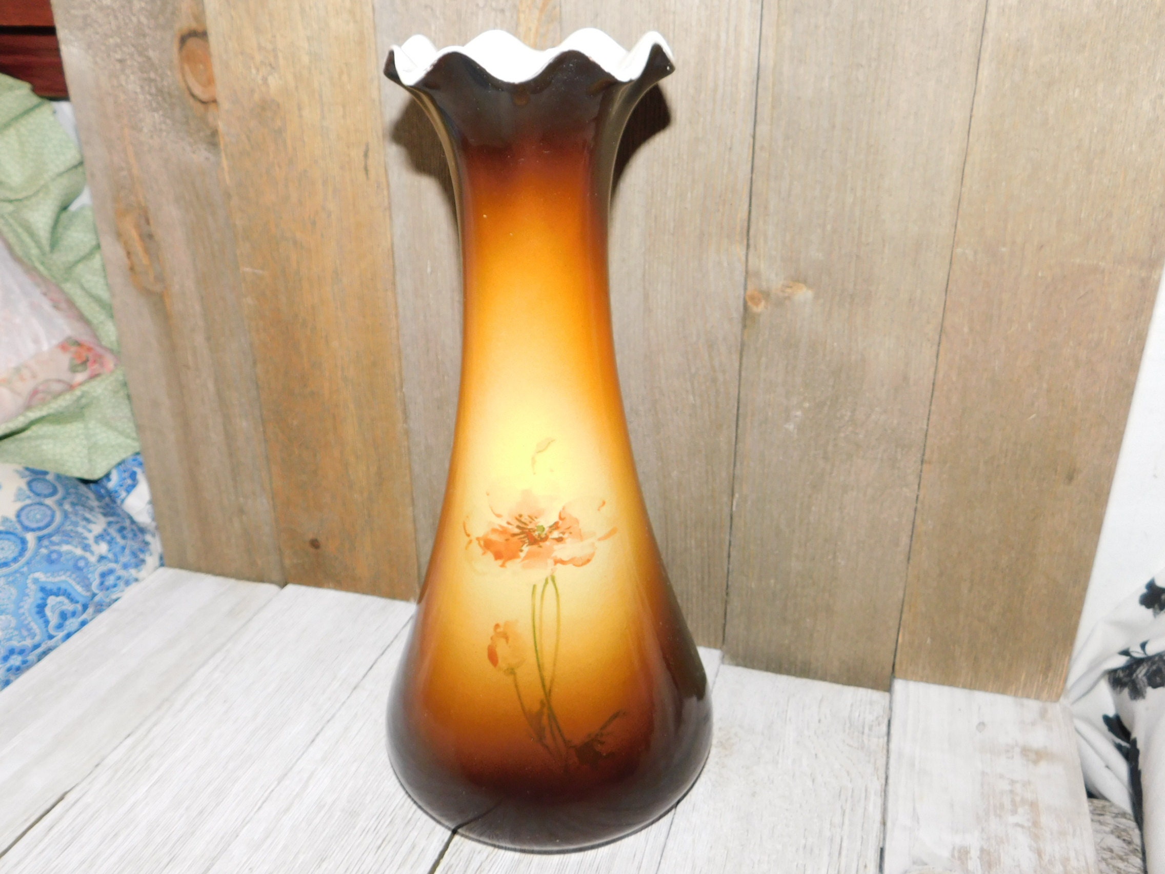 Warwick Vase 1920 s Warwick Vase with Flowers Vintage Vase Etsy