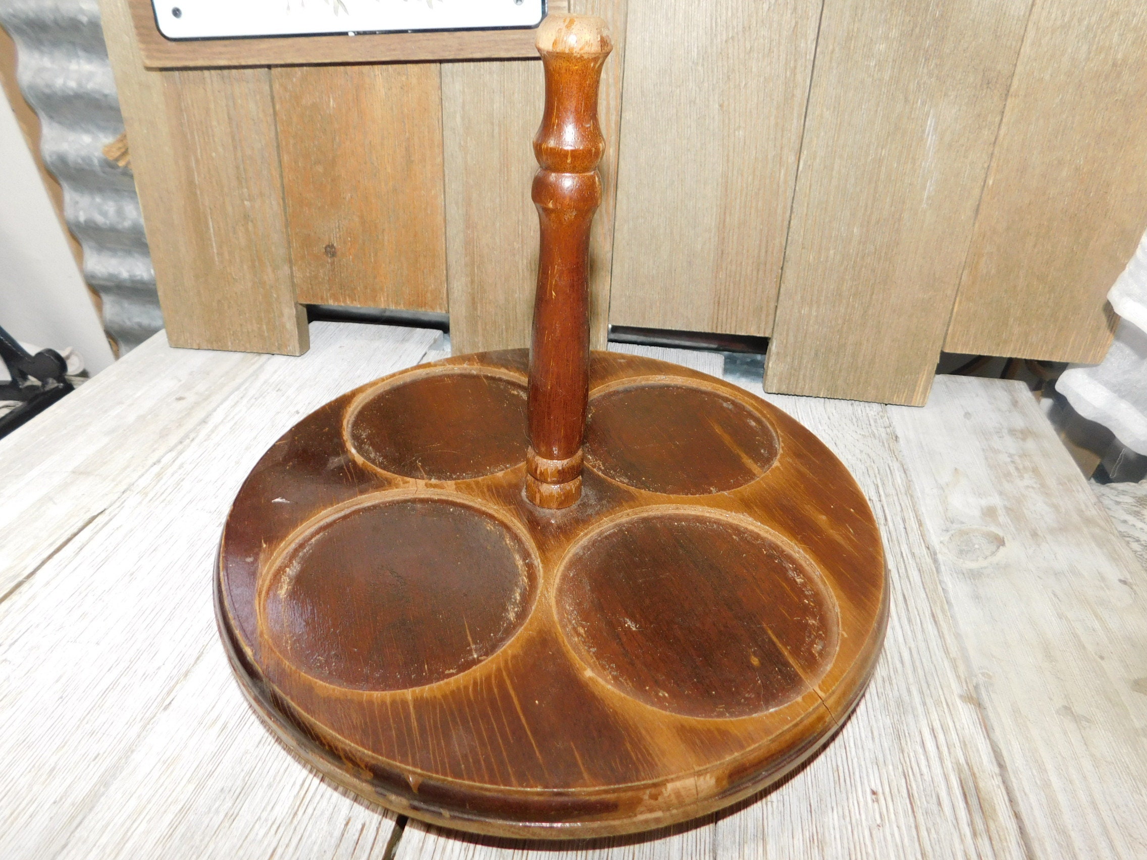 Lazy Susan Wood Lazy Susan Condiment Jars Lazy Susan Table | Etsy