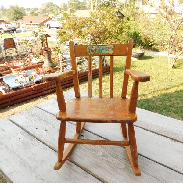 Small Rocking Chair Etsy