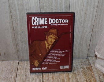 Crime Dr DVD With Case, Crime, Movie Video, Film Collectors, Gift for Him, Memories, Gift, Prop, Daysgonebytreasures