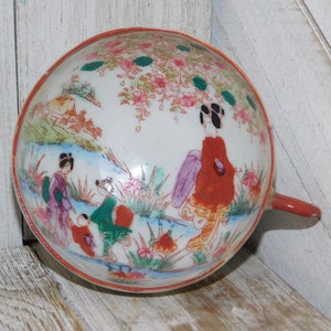 Vintage Asian Women China Teacup, Vintage Asian Teacup, Vintage Teacup, Vintage Dishes, Asian, Gift, prop, Daysgonebytreasures, **