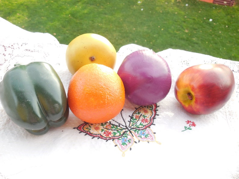 Imitation Mixed Fruit and Vegetables Bowl Fillers Great for Etsy