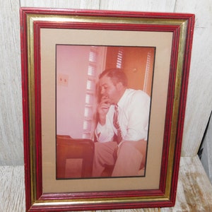PHOTO OF MAN W Picture Frame, The Thinker Man, Old Photo, Colored Old Photo, Frame, Memories, Gift, Prop, Daysgonebytreasures *y