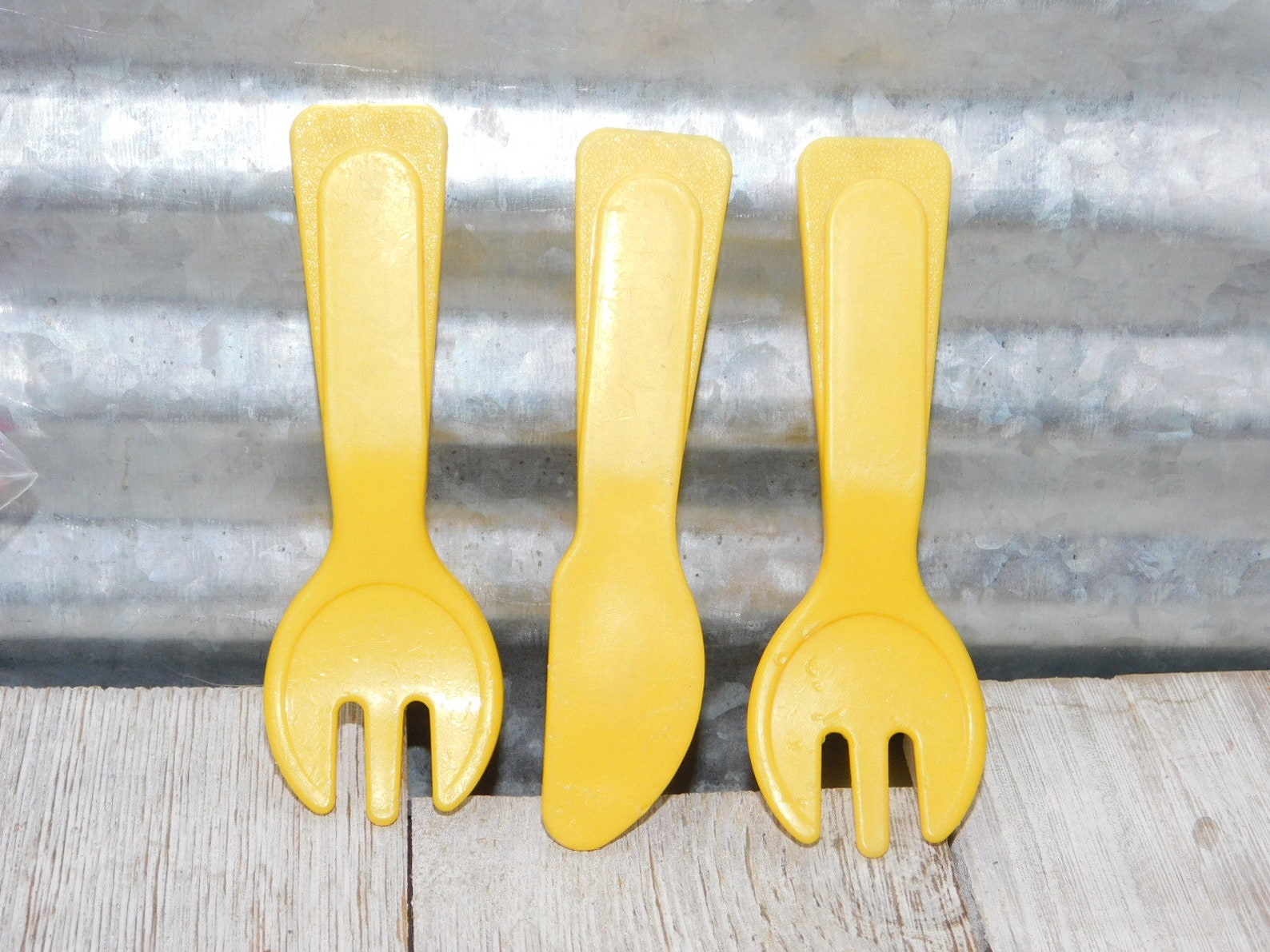 Fisher Price Toy 2 Forks and Knife Vintage Plastic Toy Etsy