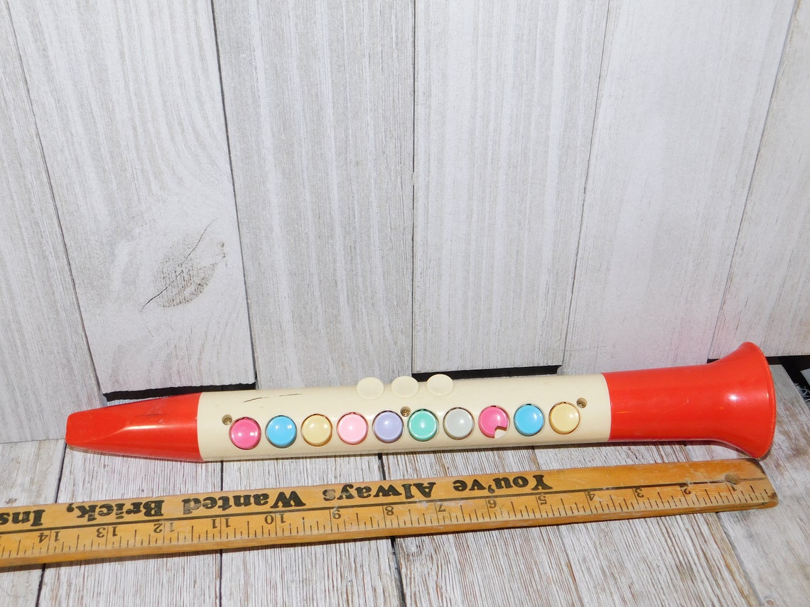 Vintage toy Flute Vintage flute Toy Flute Toys Prop Toy Etsy