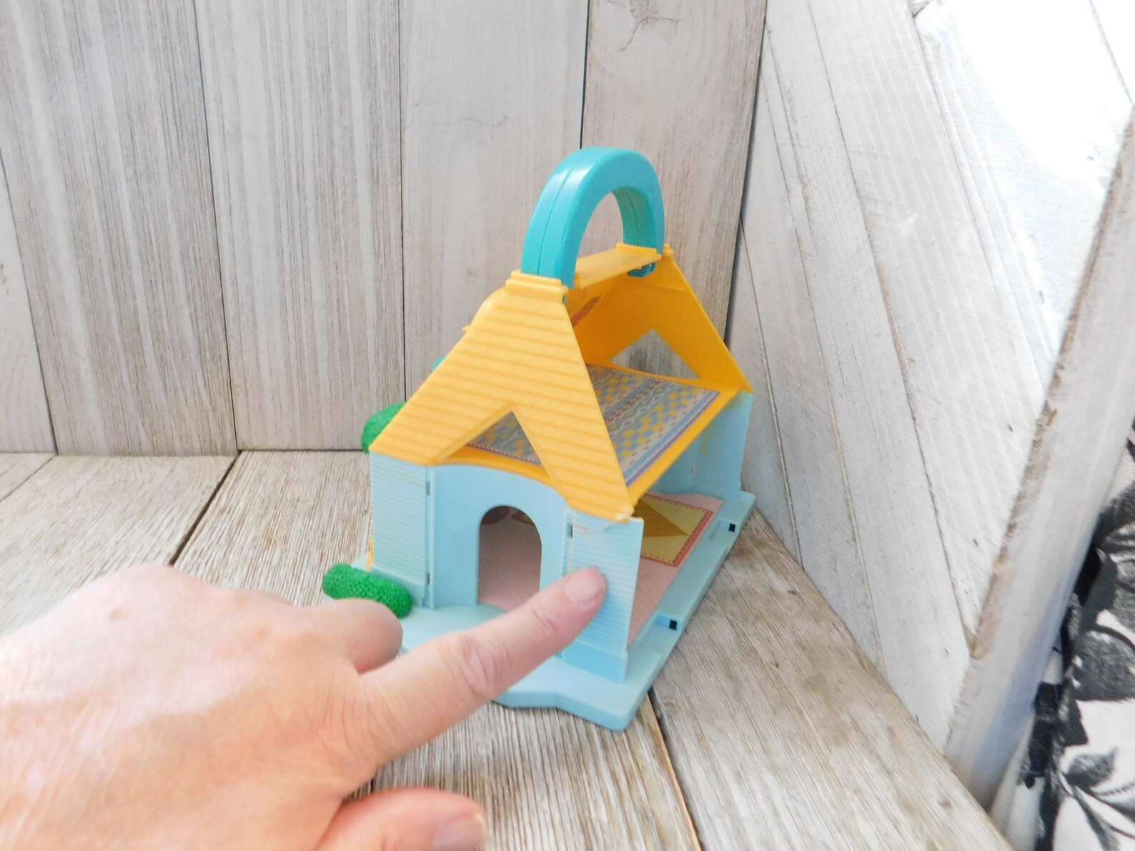 Grande Maison De Poupée Blue Box – à Décorer – Pour Barbie Et Poupées Similaires