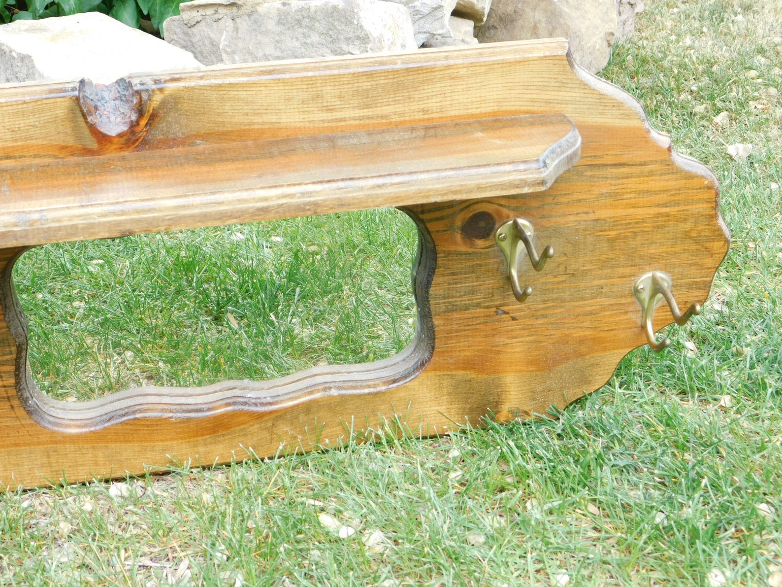 Vintage Coat Rack and Mirror Vintage Coat Rack Vintage Etsy