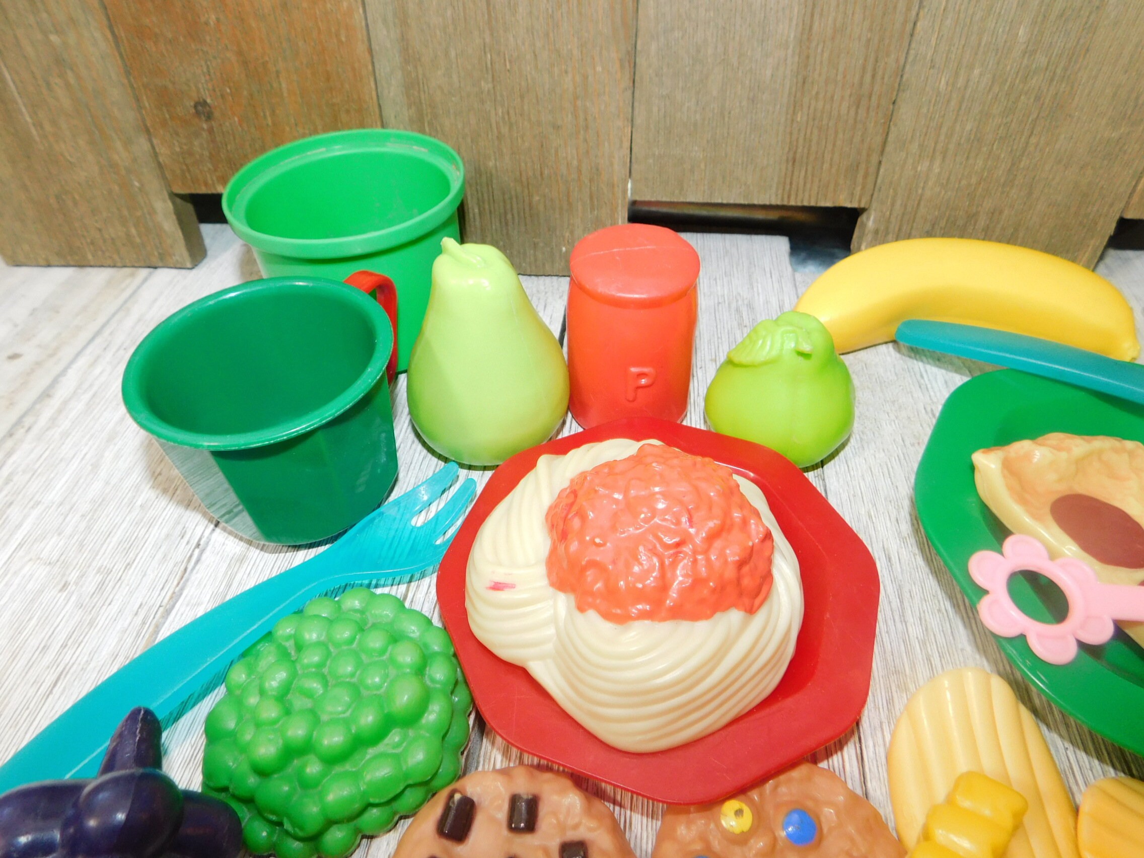 Play Food and Dishes Vintage Play food and Toy Dishes Play Etsy