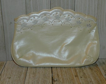 Vtg Valerie Barad Handbag Purse Evening Out Handbag Evening Out Purse Small Purse White Purse gift Prop Memories Daysgonebytreasures *