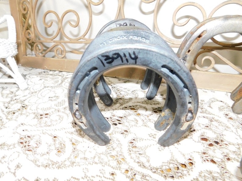 Horse Shoes Welded Together Horse Shoes Western Home Decor Etsy - 50