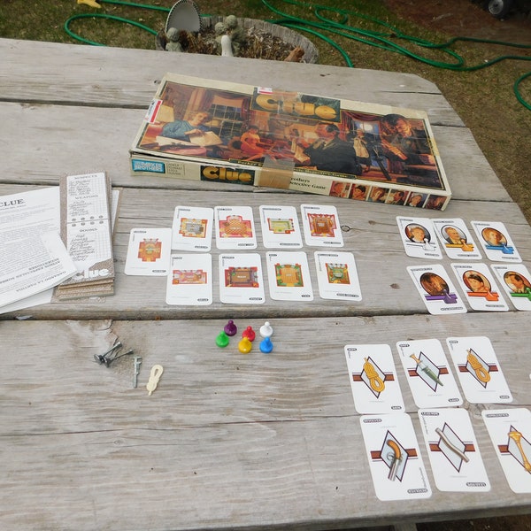 Clue Game Pieces Etsy