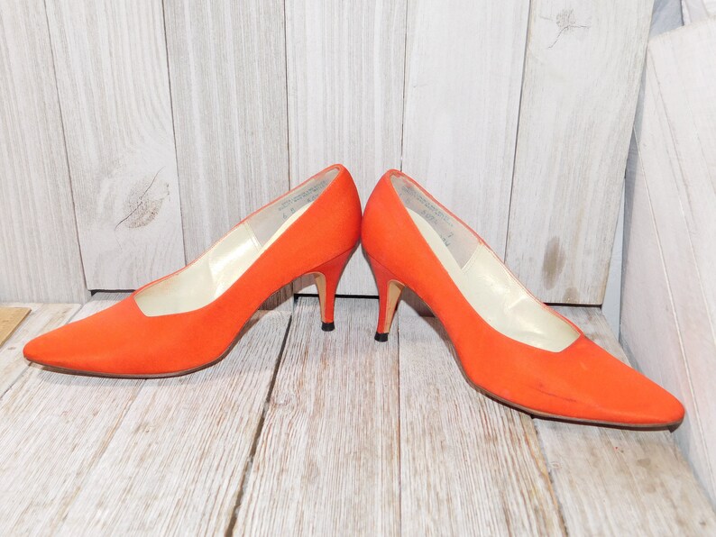 Vintage Quali Craft Red High Heel Pumps Vintage High Heel - Etsy