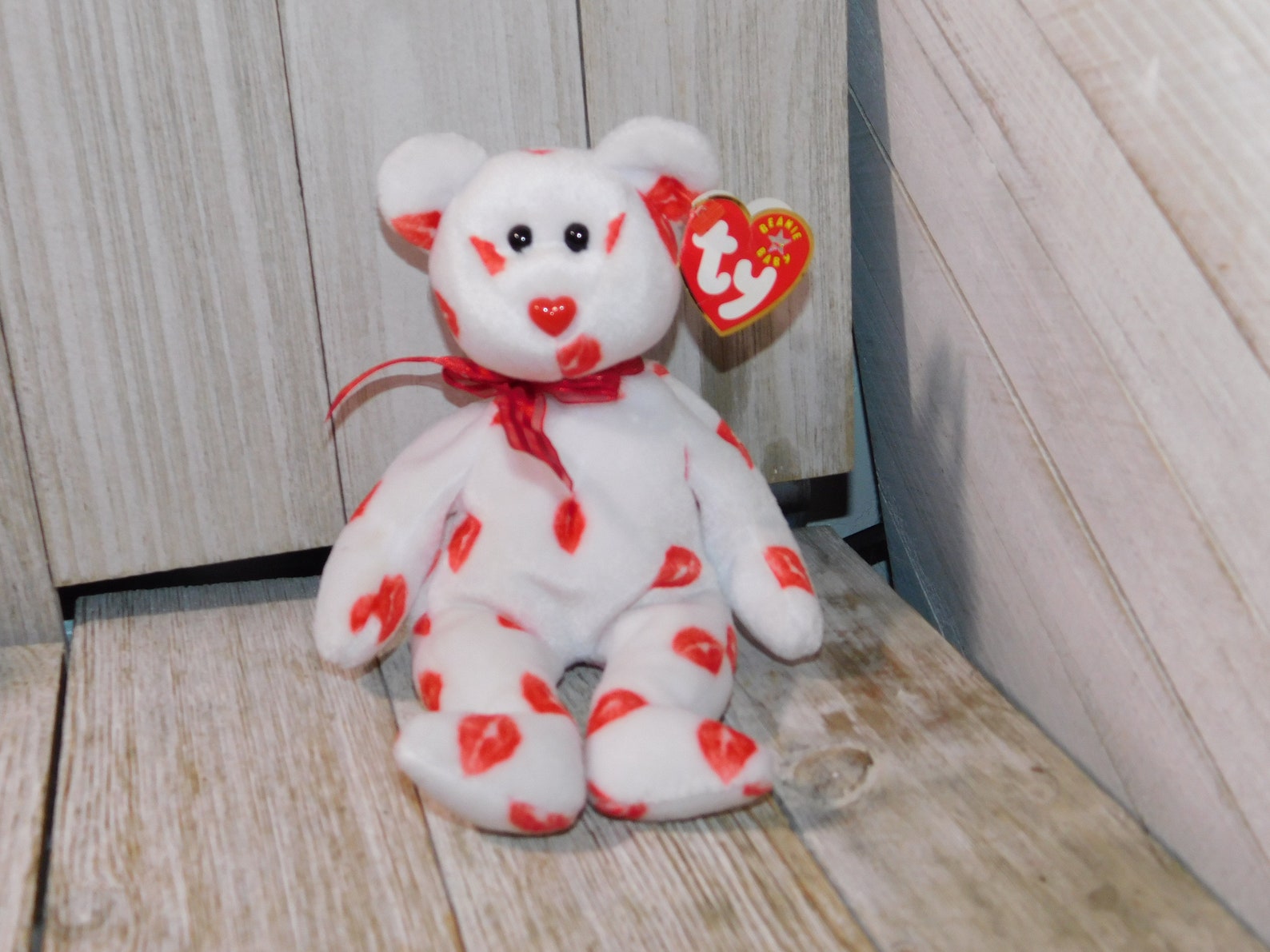 Ty Polar Bear Smooch 2000. Vintage Ty Stuffed Animal Vintage Etsy