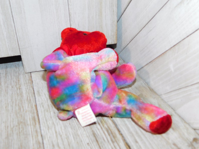 Ty Ruby Ty July Ruby Happy Birthday Bear, Vintage Ty Bear, Vintage Stuffed Toys ...