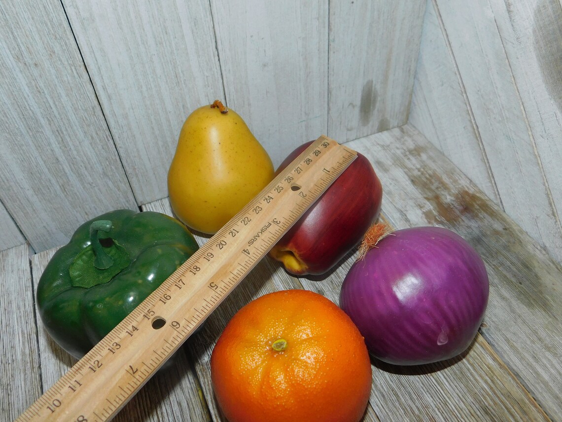 Imitation Mixed Fruit and Vegetables Bowl Fillers Great for Etsy