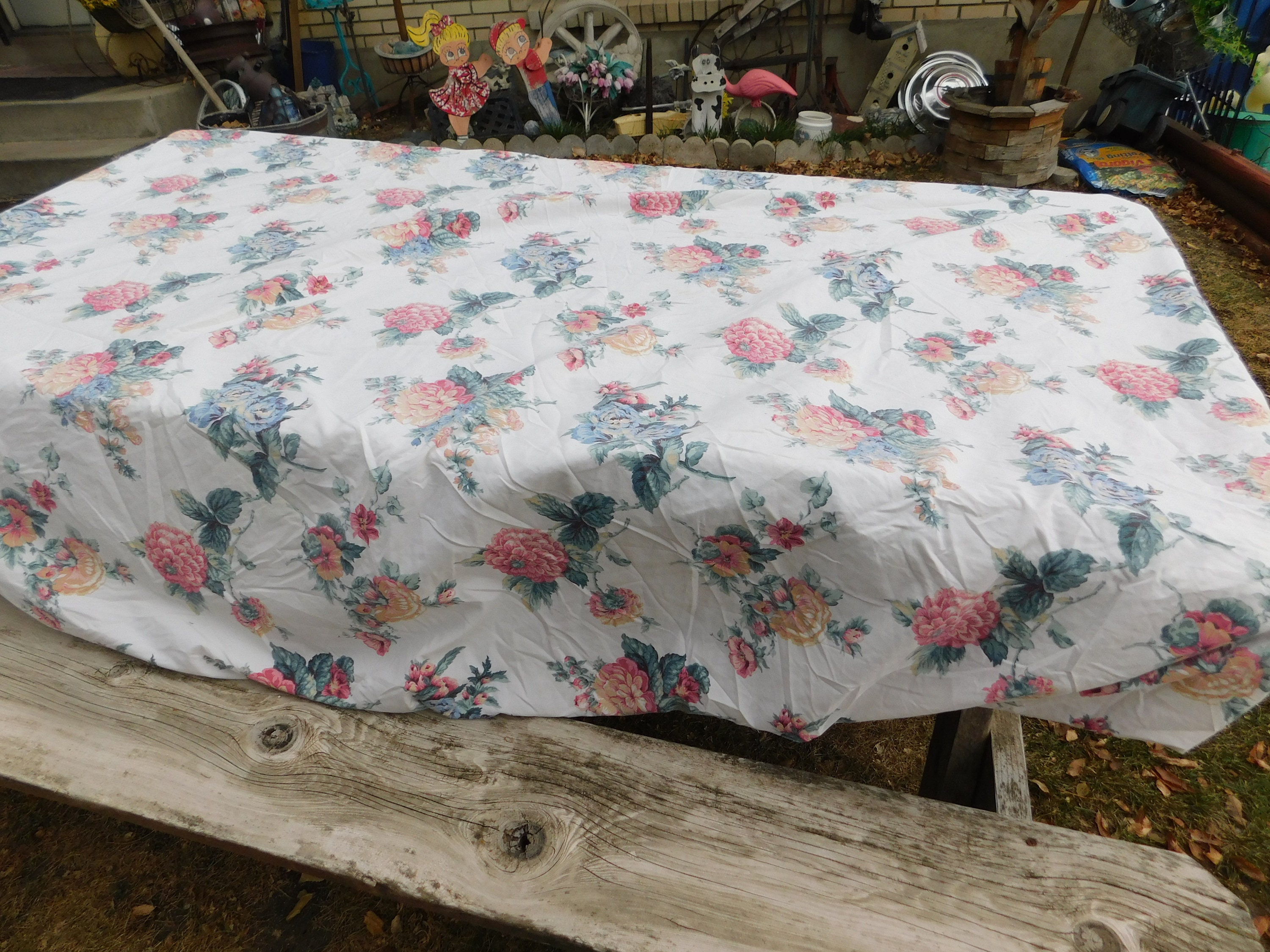 Drap Plat Vintage The Bobbs-Merrill Company – Très Bon état – Coloris Superbe