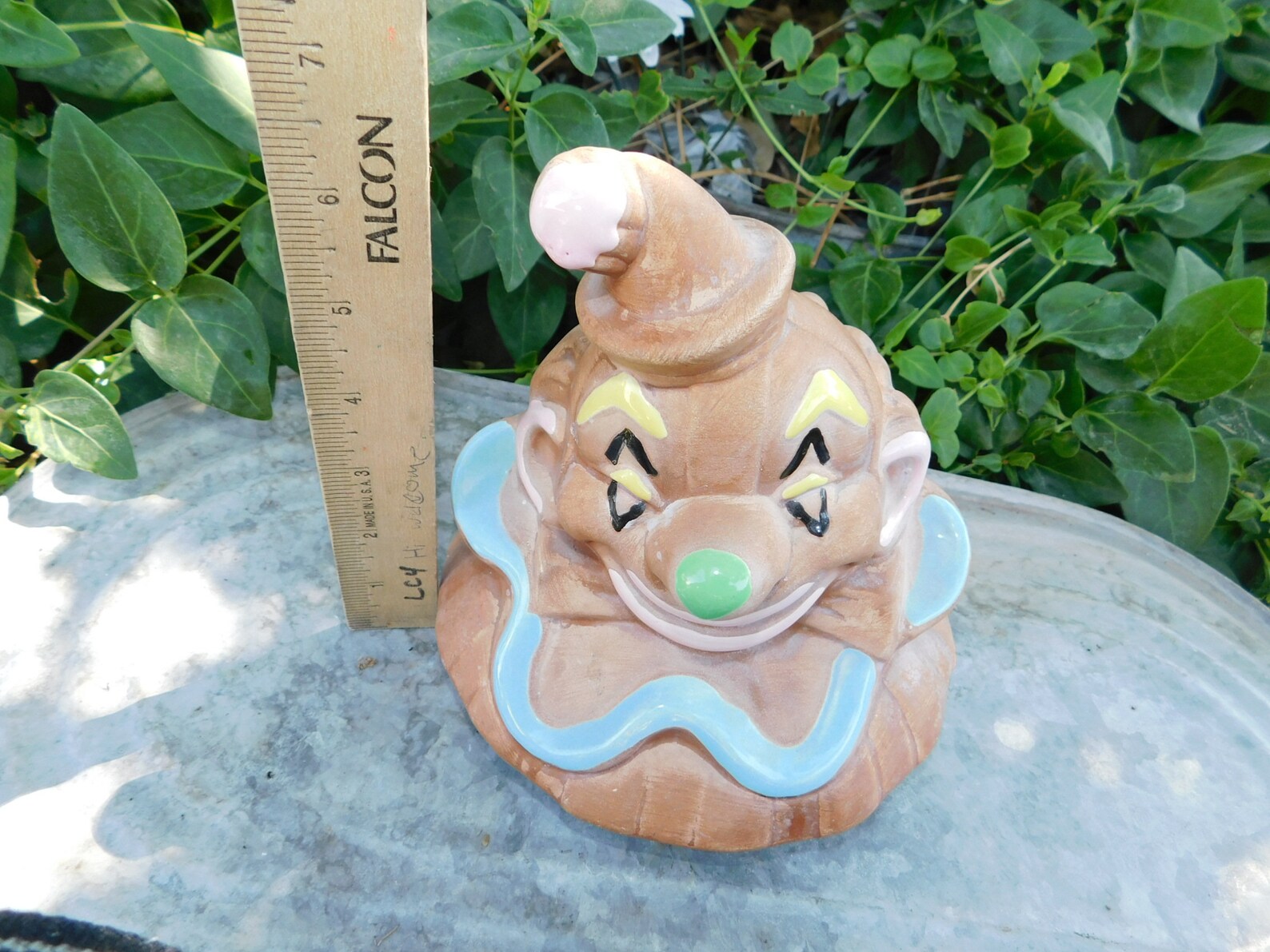 California Brown Clown Cookie Jar Lid Replacement 1950/60 Etsy