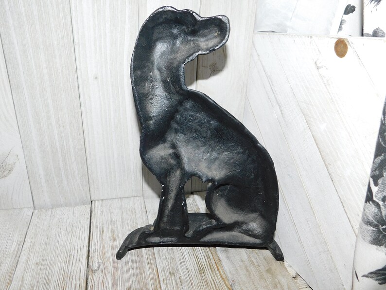 Vintage Dog Cast Iron Door Stop Vintage Door Stop Vintage Etsy