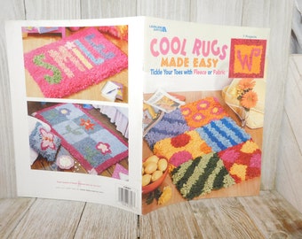 Cool Rugs Made Easy Book, Paperback Book, Learn to make Rugs, Rug Craft Book, Memories, Gift, Prop, Daysgoenbytreasures **y