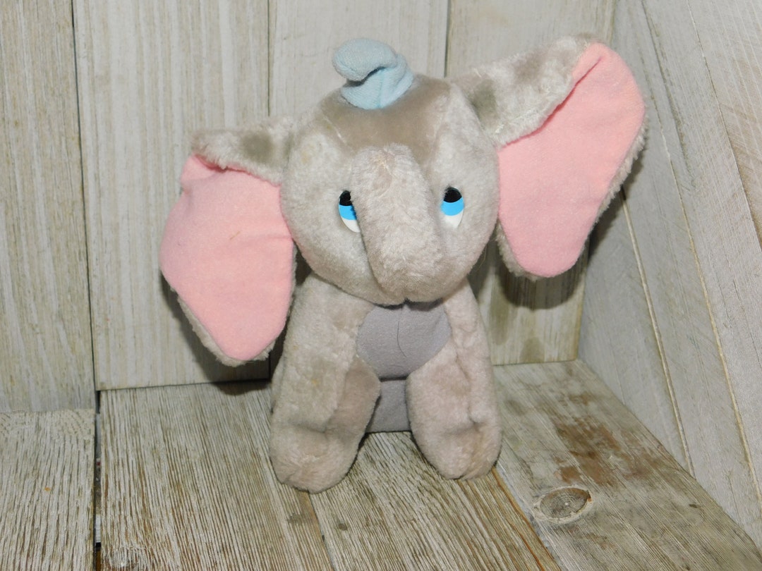 Vintage Sm Soft Dumbo Vintage Dumbo Elephant Stuffed Dumbo Etsy