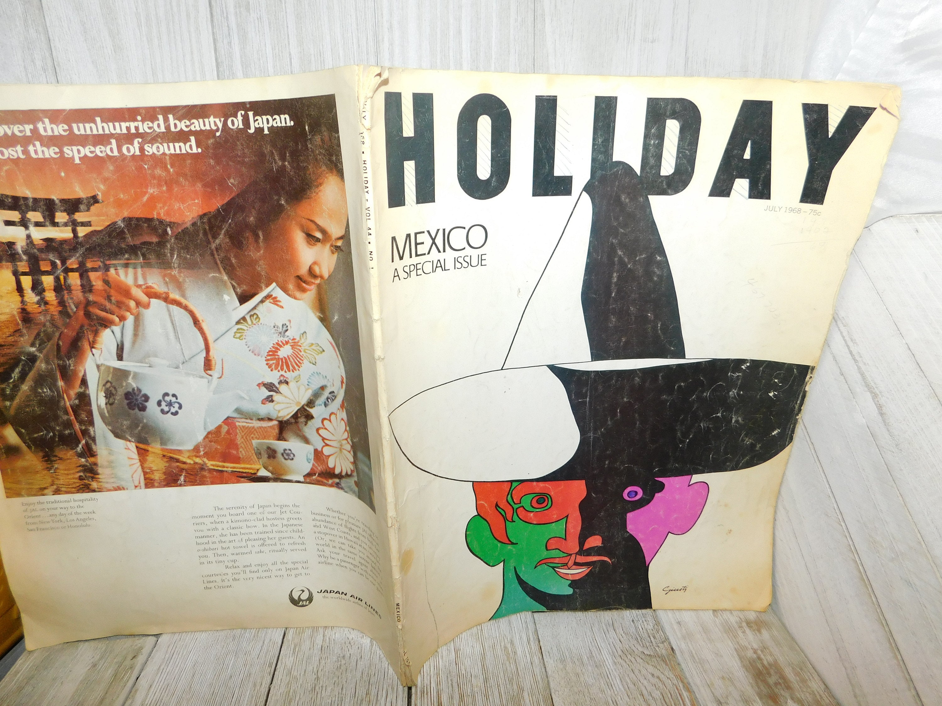 Vintage HOLIDAY July Magazine Mexico Special Issue Etsy