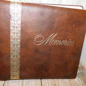 PHOTO ALBUM Vtg Memories, Baby Book Album, Vintage Photo Album, Scrap Booking, Baby&#39;s  History, Vintage, Memories, Daysgonebytreasures