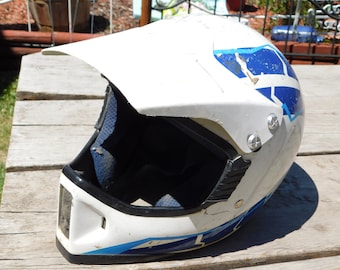 Vintage  HJC FGX Motorcycle Helmet, Vintage helmet, Motorcycle, Vintage Home Decor, Prop, Memories,  Daysgonebytreasures *