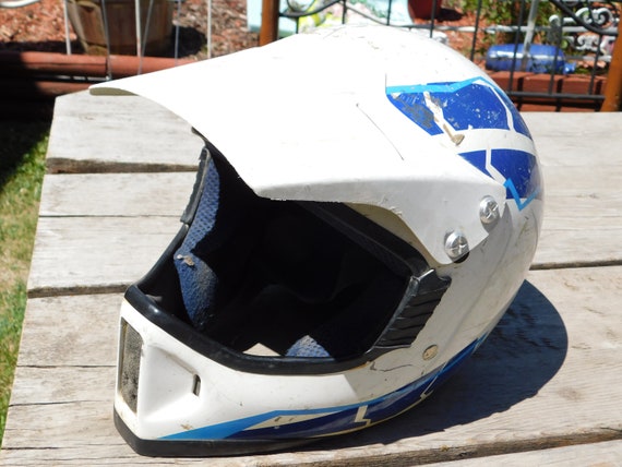 Vintage  HJC FGX Motorcycle Helmet, Vintage helmet, Motorcycle, Vintage Home Decor, Prop, Memories,  Daysgonebytreasures