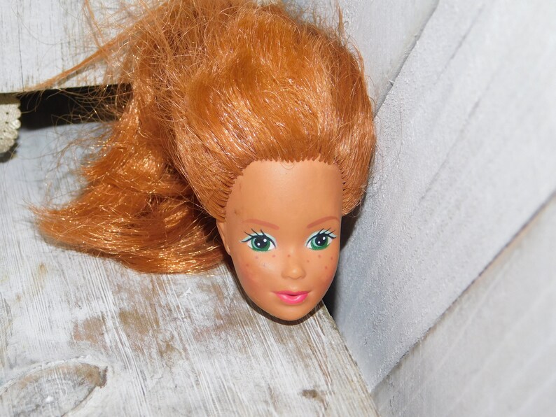 Vintage Barbie Doll with Freckles Head Vintage Doll Head | Etsy