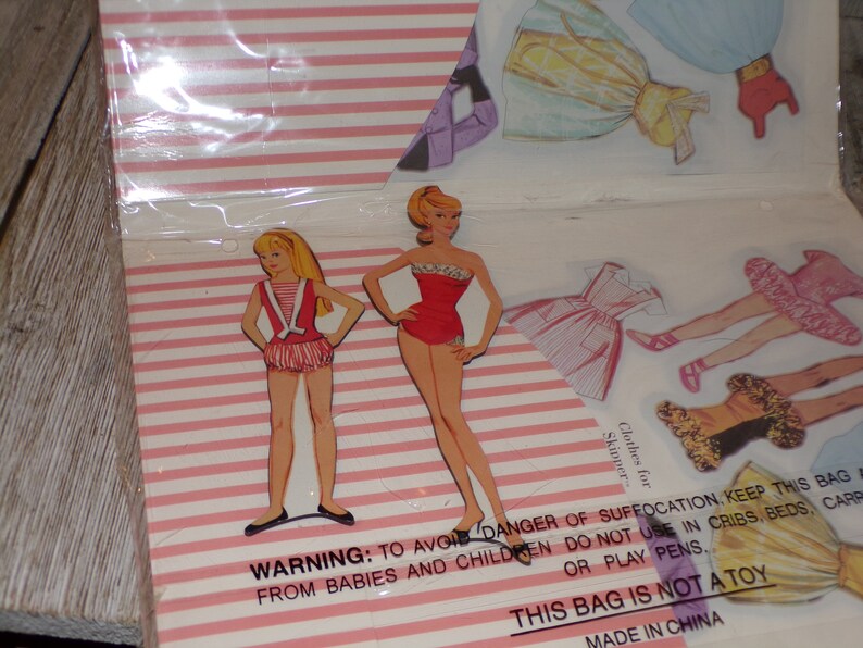 Vtg Barbie Magnetic Paper Dolls 2003 Un Open Schylling Barbie - Etsy