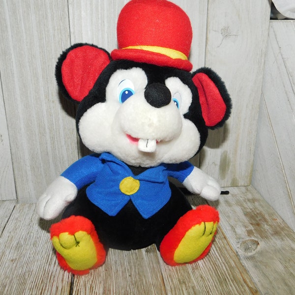 Mouse Cartoon Guy Mouse, Vintage Stuffed Mouse, Circus Mouse, Circus, Mouse w Top Hat, Vintage Toys, Toy, Memories, Daysgonebytreasures *