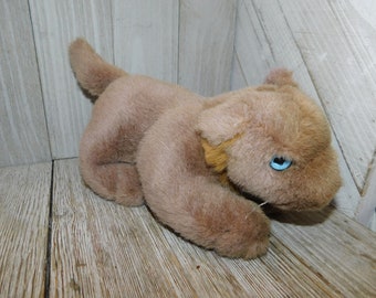 Sugar Loaf Baby Cougar Bright Blue Eyes 91, Vintage Stuffed Toys, Vintage Stuffed Animals, Cougar, Wild Animals, Daysgonebytreasures *