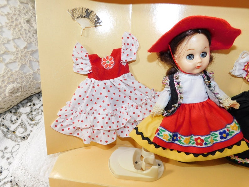 Vintage Dolls of All Nations Gift Set by Larco Spanish Doll Etsy