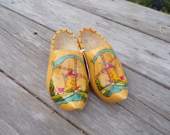 Dutch Wooden Shoes, Vtg Wood Shoes Kitschy, Home Decor, Holland, Wood Clogs, Dutch, Windmills, Memories, Gift, Daysgonebytreasures
