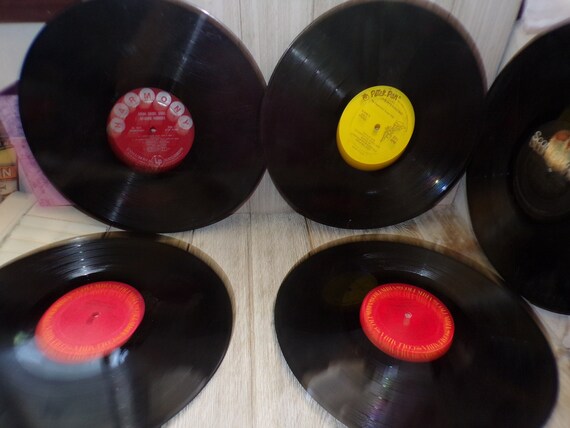 Vtg Old Records No Covers Diana Shores Richard Rogers Side 2 Cole Porter Neil Dimond Eddie And the Cruisers Aerosmith Greatest Hits *
