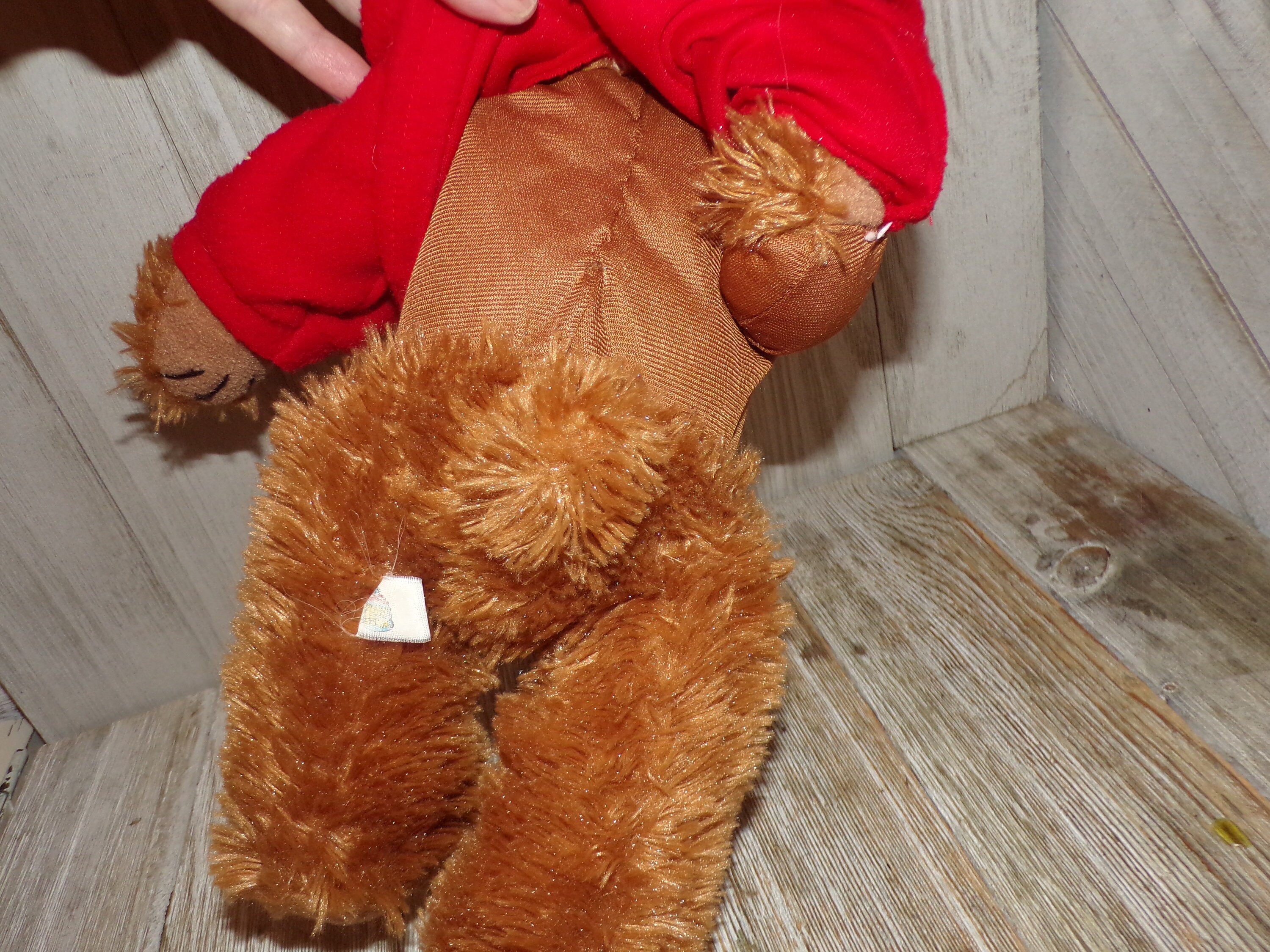 Vtg Circus Circus Teddy Bear Las Vegas Nevada Brown Teddy