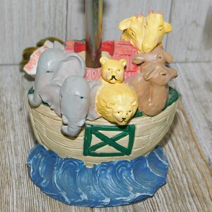 Vintage Noah&#39;s Ark Lamp, Vintage Noah&#39;s Ark Lamp, Noah&#39;s Ark, Small Lamp, Childs Room Lamp, Childrens Room Decor, Vintage home Decor **