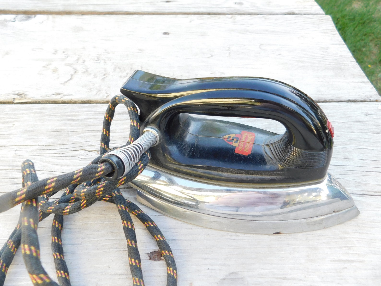 Vintage Sunbeam Iron Model A9 Black Vtg Iron Vtg Home Décor Etsy