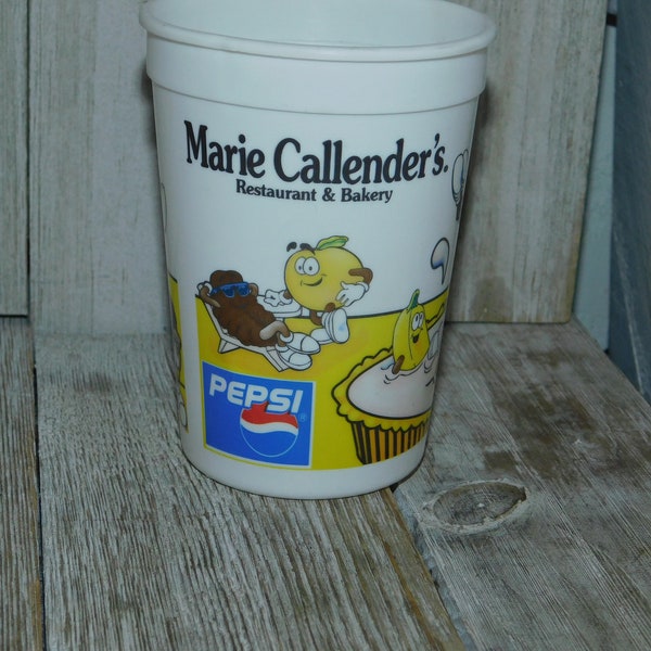 Marie Callender's Restaurant Childs Cup, Vintage Childs Cup, Advertising Childs Cup, Childhood Memories, Gift, Prop, Daysgonebytreasures *y